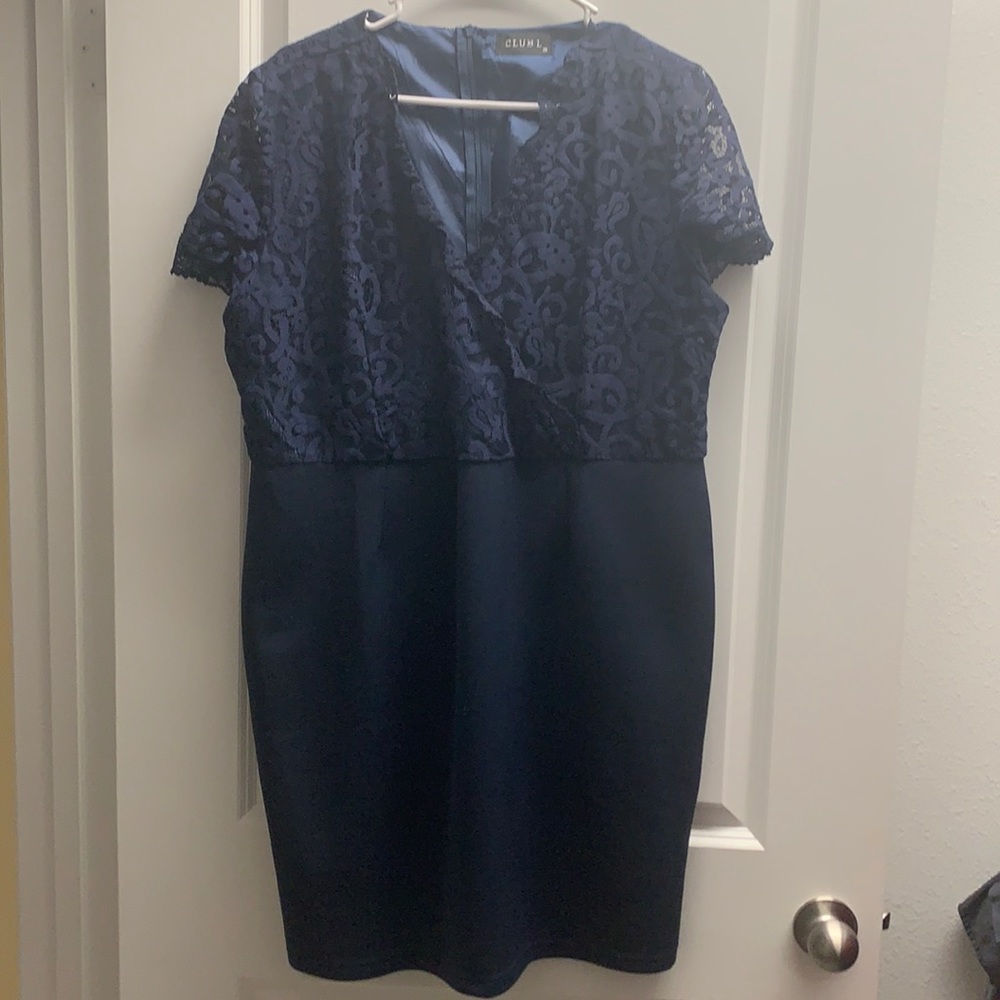 Navy blue dress